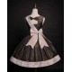 Pink Up Chocolate Normal Waist JSK(Leftovers/Full Payment Without Shipping)